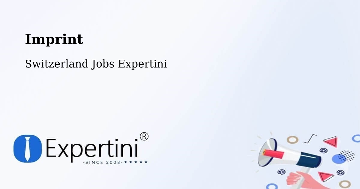 Imprint – Mühlethurnen - Switzerland Jobs Expertini